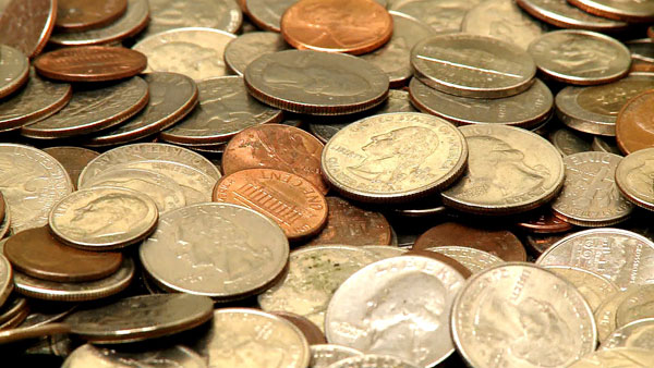 pile of coins