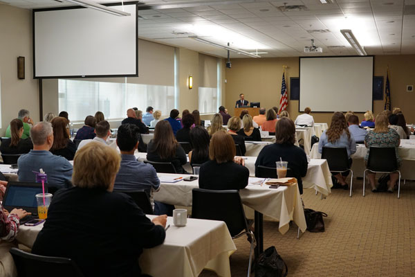 group of learners in a continuing education sessions