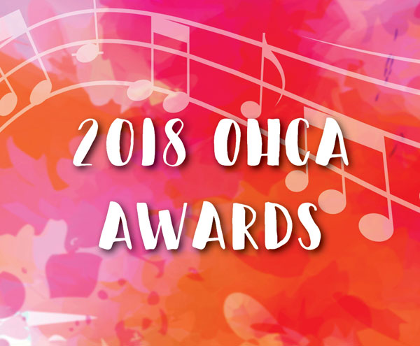 2018 OHCA Awards banner